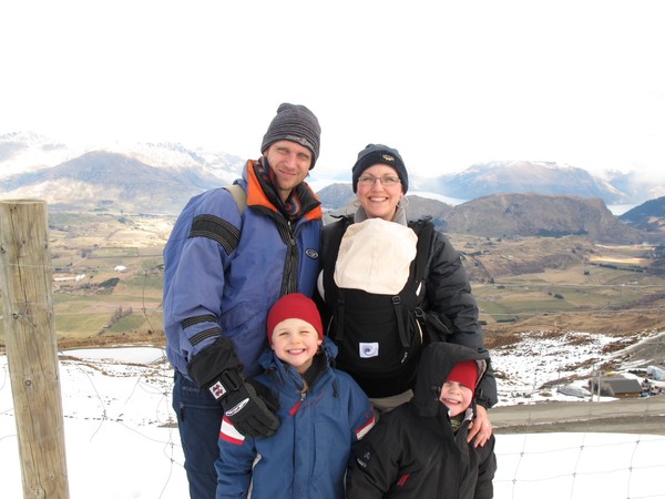 Gillian Weavers and her family embrace the Babywearing way of life.